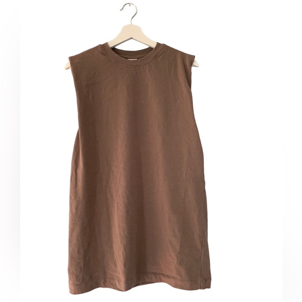 H&M Brown “Cut Off” Dress